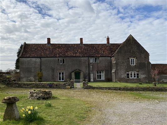 Front view of the farm house