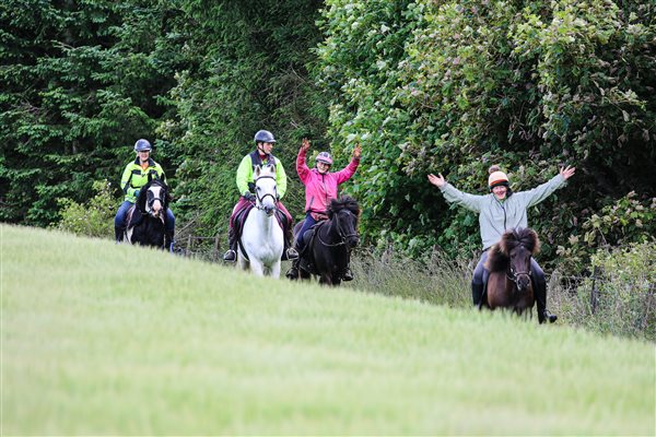 Horse riding at Logie Newton