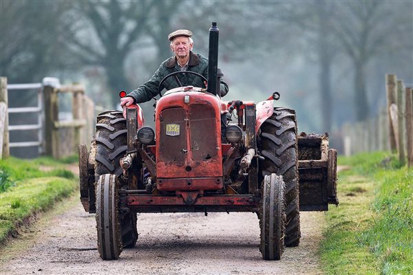 tractor at farm