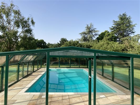 The Grange heated pool
