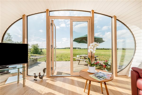 Bumble Barn has beautiful views over surrounding countryside