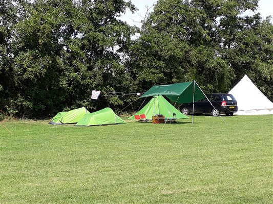 Campsite. Campsite.