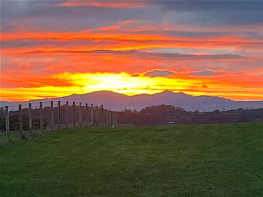 Sunset from Netherwood Lane