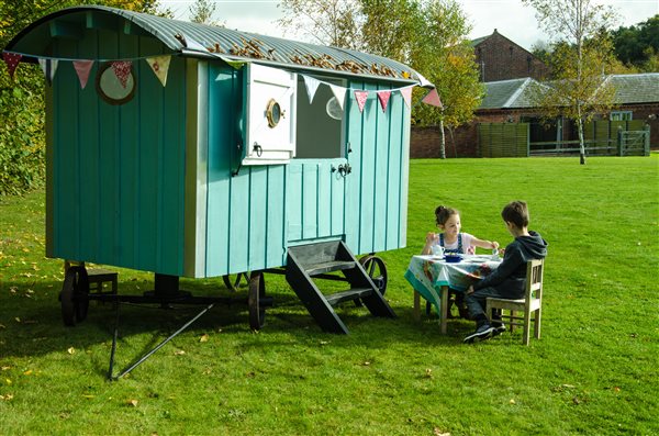 Norfolk Cottage children's outdoor play area at Cranmer