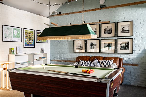 Pool in the games room