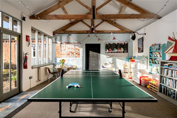 Games room and toddler play area