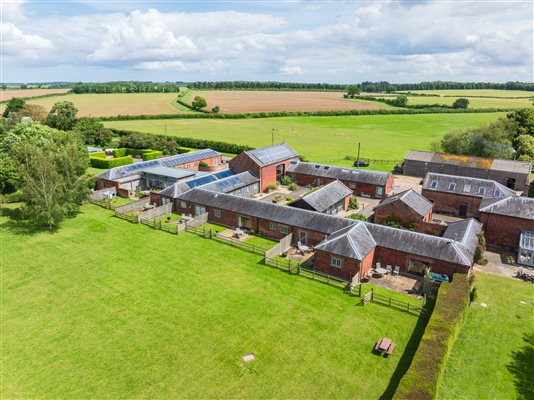 Extensive gardens and grounds at Cranmer Country Cottages