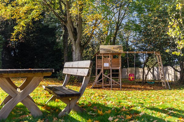 Seating area & Climbing frame