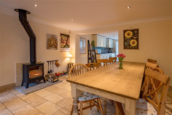 large table for 12 woodburner