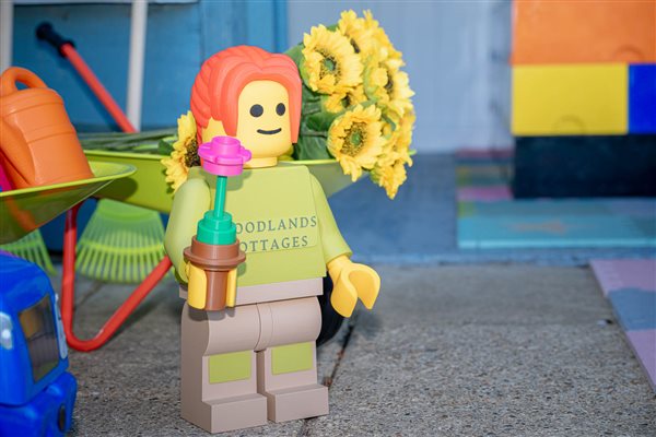 giant lego play barn