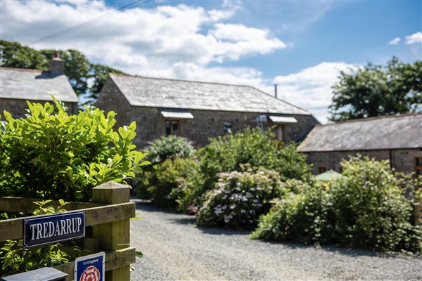 Entrance to Tredarrup Farm Holiday Cottages, Cornwall