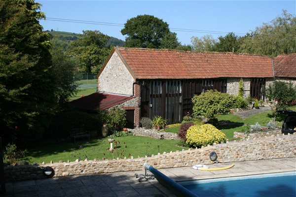 cottages and pool