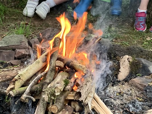 Campfire site