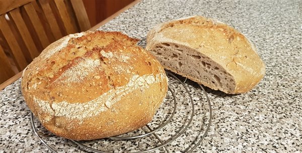 homemade sourdough bread