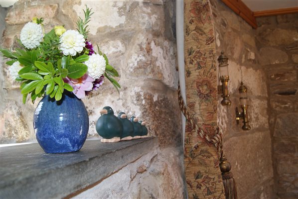 Solid stone walls in The Roundhouse