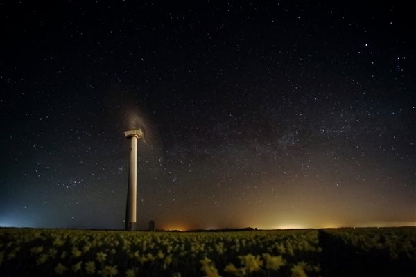 OUr windmill at Trengove produces much of our own electricity