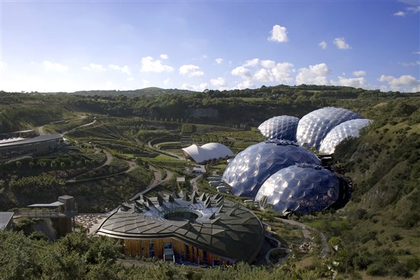 The world renowned Eden Project