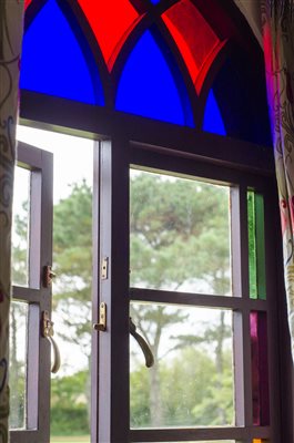 Beautiful windows in the farmhouse.