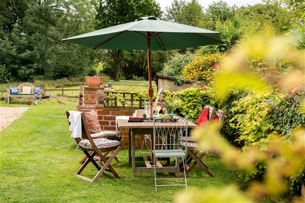 Rustic country garden