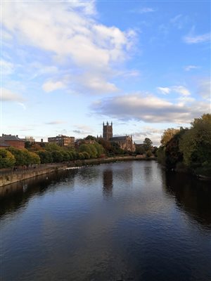 Close to the riverside City of Worcester