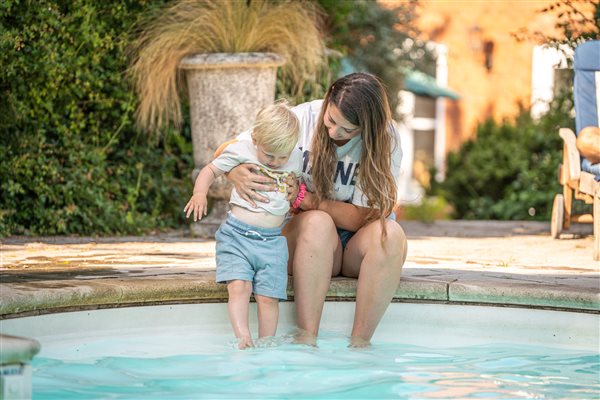 families welcome and enjoy our outdoor pool