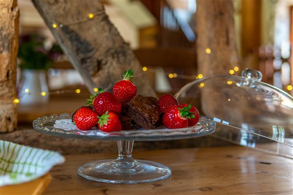 Chocolate Brownies on arrival!