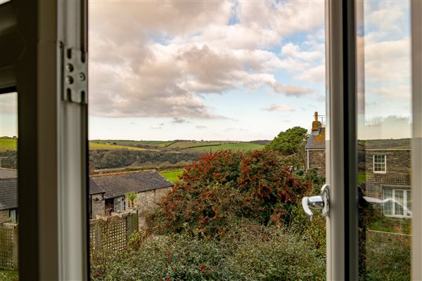 View from upstairs window