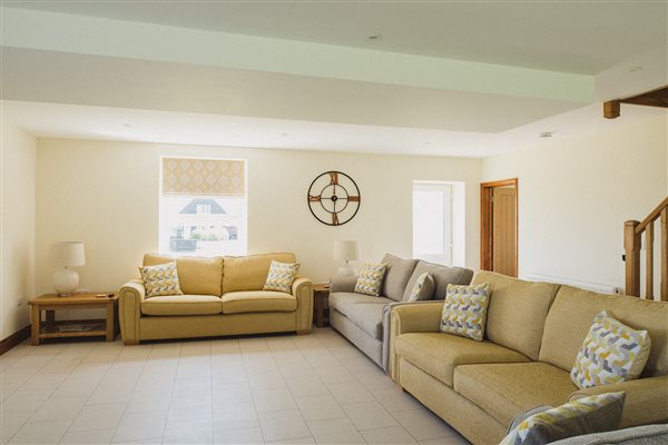 Open plan living space