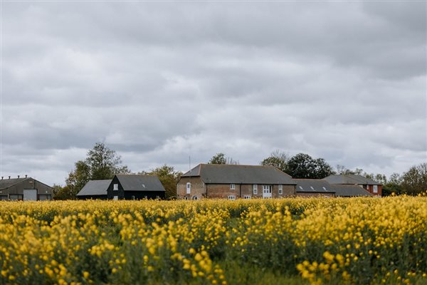 Idyllic countryside setting