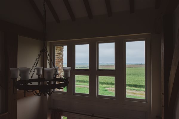 Uninterrupted countryside views