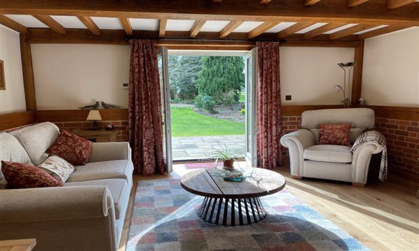 Lounge looking out onto the garden