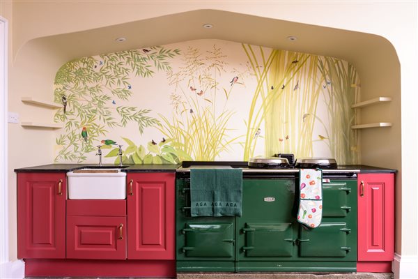 Traditional Aga cooker, but fully upgraded to modern electric controls
