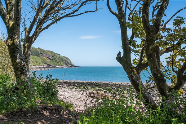 Orroland sea shore in early summer