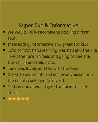 Bairnkine Farm Tours
