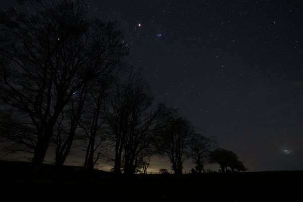 Dark Skies out on farm Bairnkine Cottages. Experience available to book Dec-March