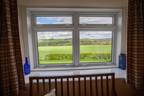 View from bedroom window, Wild Rose, Bairnkine, Jedburgh