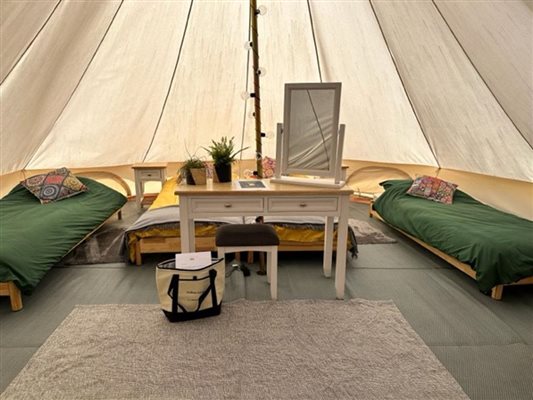 tent inside