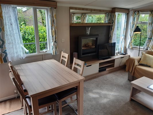 Caravan 2 dining area