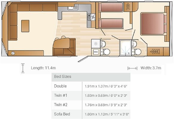 Caravan 3 floorplan