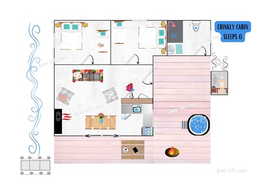 Cabin floor plan