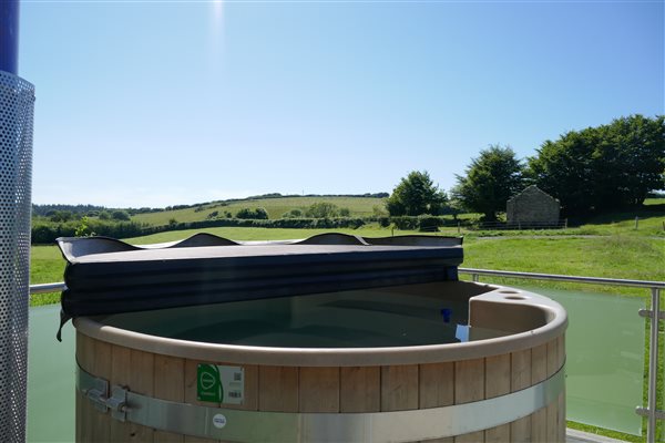 Hot tub with a view