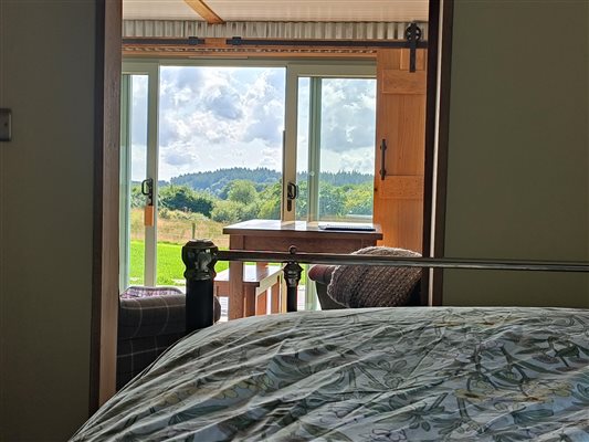 Wake up to countryside views