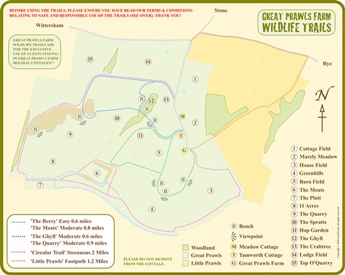Our Farm Trails Map