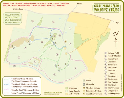 Our Farm Trails Map