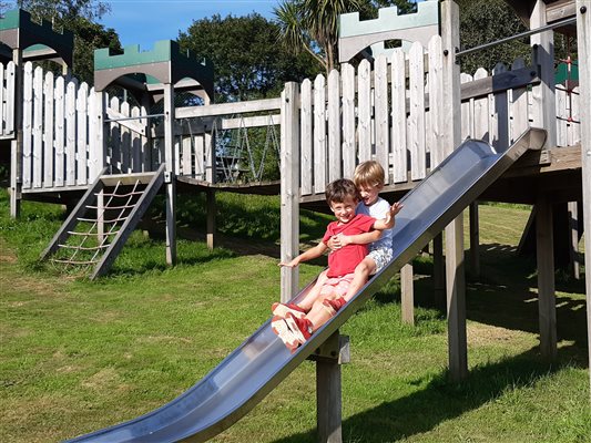 Kids fun at Glynn Barton Cottages