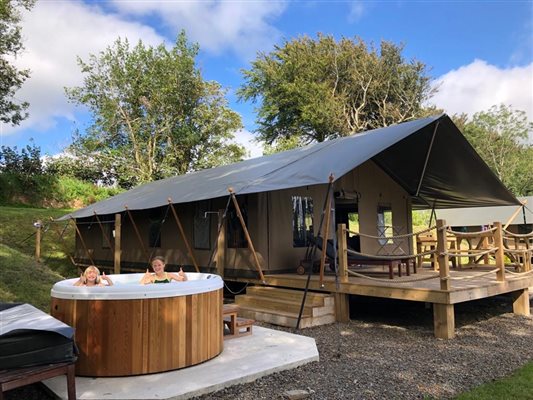 Family glamping