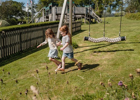 The Giant Swing at Glynn Barton Cottages