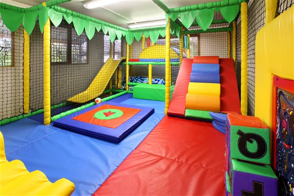 Soft play family activities in Cornwall at Glynn Barton Cottages