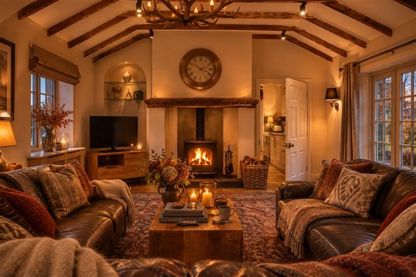 Courtyard Cottage Living Room