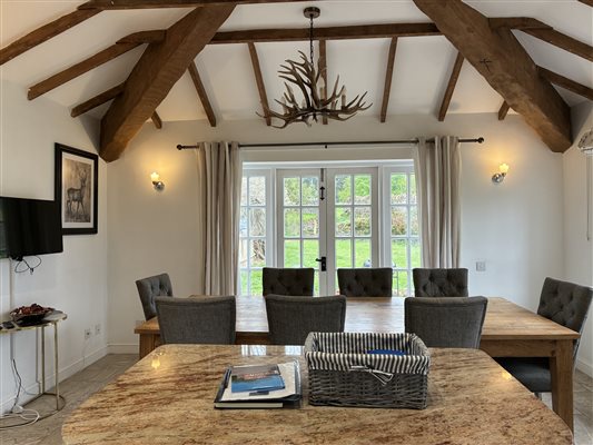Large dining table